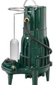 Zoeller 161-0085, N161, Series Flow-Mate 160, High Head Effluent Pump, 1/2 HP, 115 Volts, 1 Phase, 1-1/2 Inch NPT Discharge, 20 ft Cord, Manual