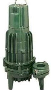 Zoeller 4161-0002, Model N4161, High Head Effluent Double Seal Pump, 1/2 HP, 115 Volts, 1 Phase, 15.5 Amps, 1-1/2" NPT Discharge, 61 GPM Max, 86 ft Max Head, 20 ft Cord, Manual
