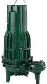 Zoeller 4189-0004, Model E4189 High Head Effluent Double Seal Pump, 2 HP, 230 Volts, 1 PH, 17.1 Amps, 1-1/2" NPT Discharge, 145 GPM Max, 110 ft Max Head, 20 ft Cord Length, Manual