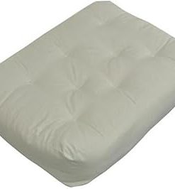 10" Victorian Vintage 21X28 Chair Ottoman Natural Futon Mattress