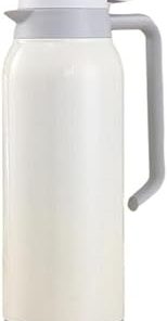 1.5 L Thermal Insulation Pot Portable Double Layer Heat Kettle Coffee Tea Pots Vacuum Flasks Glass Liner Thermos Bottle (B,1.5L)