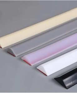 118 inch Water Retaining Strip, Shower Threshold Water Dam, Bathtub Shower Splash Guard, Wet Room Floor Water Barrier, Suitable for Bathroom and Kitchen (Color : Clear, Size : 7m/275 inch)