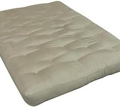 10" Victorian Vintage Cott Size 30X75 Tan Microfiber Futon Mattress