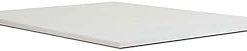 1" Memory Foam Slab Topper King Memory Foam White