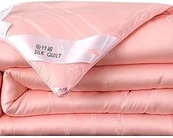 ZHCHAO Bedding Silk Silk Quilt Healthy Beauty Handwork Silk Comforters Silk Filled(220x240cm)