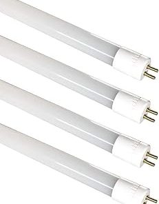 (4-Pack) Type B HE80-T5-7W Rotatable 22-Inch 7W F14T5/WW Double-End Powered LED Tube Light (110-120V AC) Warm White 3000K (Not a Plug-and-Play)