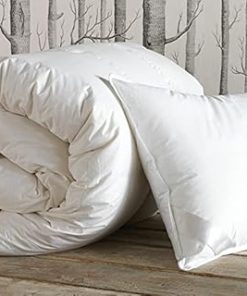 1 Piece Extra Fluffy Down Alternative Comforter King Lightweight Cooling Beautiful Modern Contemporary Box Stitch Timeless Aesthetic Plain White Bedding Ultra Soft Cozy Plush All Season Elegant Cool