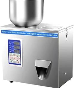 1-200g Automatic Quantification Distribution Machine, Particle Weighting Distribution Machine,Stainless Steel Automatic Powder Filler for Tea Seeds Grains Powder Nut Hardware, SMALL, Silver
