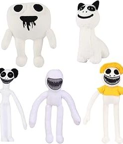 Zoonomaly Plush Toy,，Strange Zoo Plush Toys, Monsters Fish and Horror Characters, Plush Pillow Dolls for Kids (5pcs)