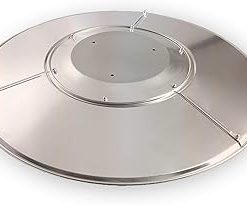 ZLH Outdoor Heater Shield Replacement Accessories, Top Aluminum Ø31.5 Shield Reflector for Propane Patio Heaters, Removable Universal Fit