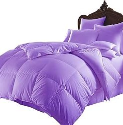 1 Piece Cotton Comforter 400 Thread Count 600 GSM Corner Tabs Box Stitched Down Ultra Soft Luxury Hotel Quality Comfortable Bedding (Gold, California King)
