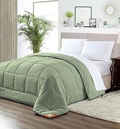 1 Piece Fluffy Comforter Queen Size Red Shade Single Reversible Modern Style Microfiber / Polyester Material Box-Stitch; Baffle-Box | All Season Farmhouse Bedding Aesthetic Smooth Soft Gorgeous Rose