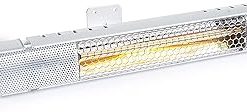 110v Wall Mounted Electric Patio Heater, Wall Mounted Outdoor Heater, 3 Seconds Instant Warm/Silent Work /IP65 Waterproof, for Garage Backyard