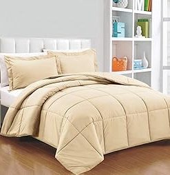 1-Pc Comforter Hotel Luxury– Full 82x86 Size 1-Pc Comforter 100% Egyptian Cotton, 600 Thread Count, 100 GSM Fiber Fill - Machine Washable, Chocolate Solid
