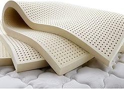 100% Natural Latex Mattress Topper,Cotton Covered 100% Natural Latex Topper Firm Collection The Only Virtually Allergy Free Latex 3" Inch,7.5cm/3in,120x200cm(47x79in)