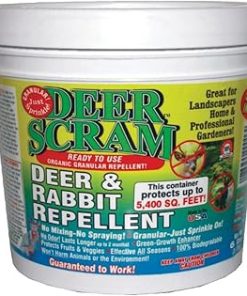 1006 Deer Scram Repellent Granular White Pail, 5.75 Pounds, (Packaging May Vary)