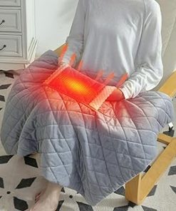 Yosoo Heated Blanket Soft Washable USB 5V Electric Heating Blanket, Lightweight and Portable Throw for Office Dormitory Home (Type 2)