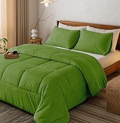 1 Piece Velvet Comforter 400 GSM Ultra Soft Premium Hotel Class Bedding (Twin/Twin XL, Dark Grey)