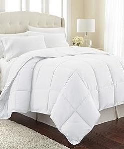 1 Piece Box Stitched Comforter with Corner Tabs 100% Pure Natural Cotton 500 GSM Ultra Soft Fluffy Light Weight Ultimate Design Long Lasting Quilted-Oversized King | Sage Only Comforter