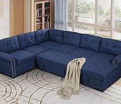 108” Modular Sectional Sofa Couch, L-Shape Cloud Couch, Modular L-Shape Sofa Couch with Chaise,Modern Minimalist Couches for Living Room, Free Combination Deep Seat Corner Couch Green