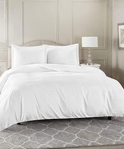 1 Piece Comforter 1000 Thread Count Microfiber Ultra Soft Hotel Quality Luxury Comfortable Bedding (White, Oversized King)