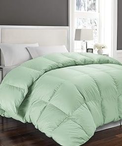 1 Piece King Size Down Alternative Comforter Amazing Silky Soft Comfortable Solid Color Box-Stitched Pattern | All Season Aesthetic Bedding Warmth Extra Fluffy Ultra Plush Cozy Bold Navy Blue Shade